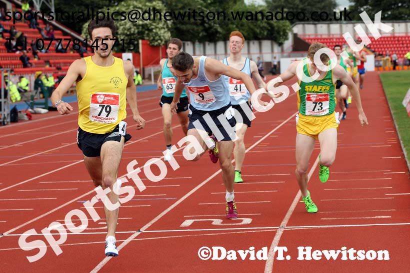 Senior boys 800 metres, English Schools Track and Field. Photo: David T. Hewitson/Sports for All Pics